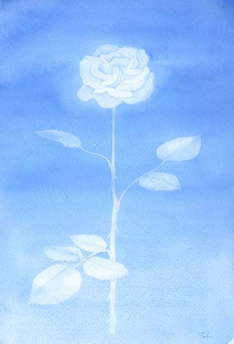 水彩画　Dream(prayer)