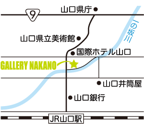 ギャラリーナカノ地図