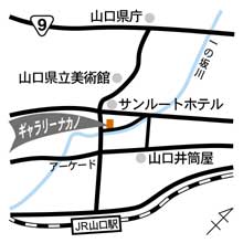 ギャラリーナカノ様地図