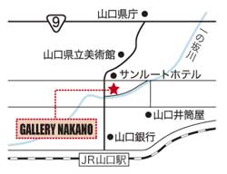 ギャラリーナカノ様地図