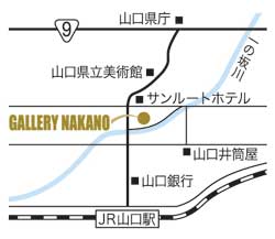 ギャラリーナカノ地図
