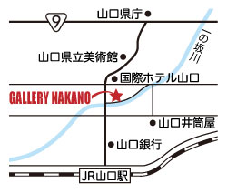 ギャラリーナカノ地図